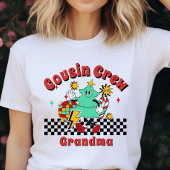 いとこのクルーおばあちゃんクリスマスマッチングファミリー Tシャツ