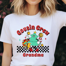 いとこのクルーおばあちゃんクリスマスマッチングファミリー Tシャツ