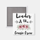 いとこのクルーのいとこのシおもしろいャツのリーダー マグネット (正面/裏面)