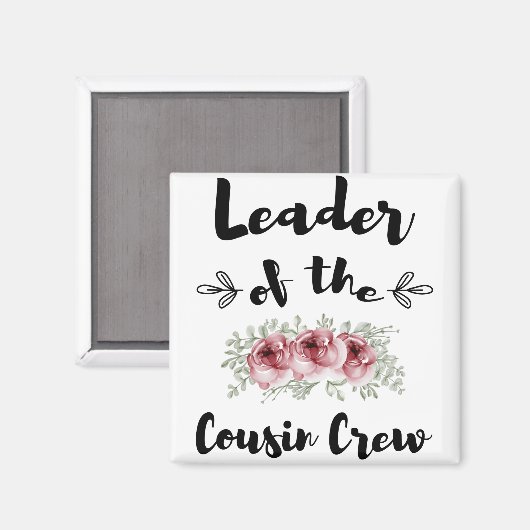 いとこのクルーのいとこのシおもしろいャツのリーダー マグネット (正面/裏面)