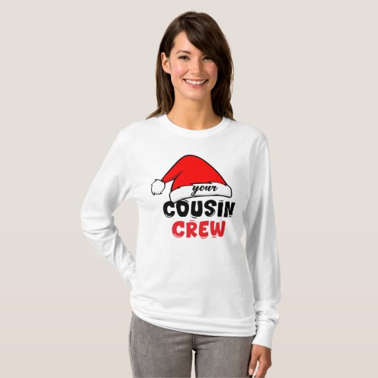 いとこのクルーのクリスマス Tシャツ (正面フル)