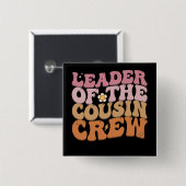 いとこのクルーのグルービーレトロのリーダー 缶バッジ (正面&裏面)