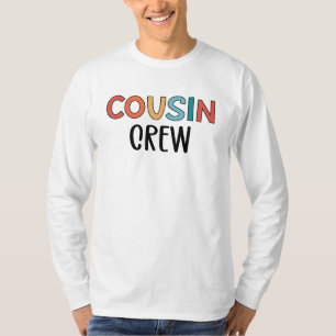 いとこのクルーのマッチングレトロ家族いとこの分隊 Tシャツ