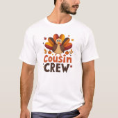 いとこのクルーの感謝祭 Tシャツ (正面)