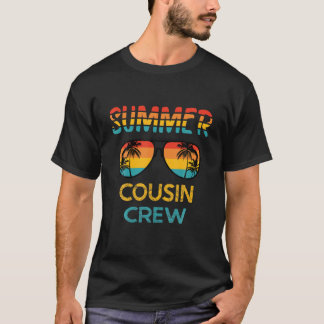 いとこのクルーズファミリーサマーヴィンテージビーチクルーズサン Tシャツ