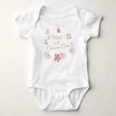 いとこのクルーベビーのボディスーツに新しい ベビーボディスーツ (正面)