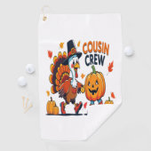 いとこのクルー感謝カボチャ ゴルフタオル (インサイチュ)