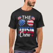いとこのクルーUSA国旗サングラスファミリーマッチン Tシャツ (正面)