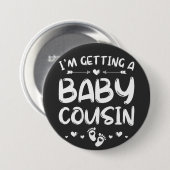 いとこのジェンダーの暴露ベビーを受け取る 缶バッジ (正面&裏面)