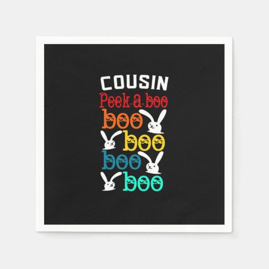 いとこのバニーのノベルティ スタンダードカクテルナプキン (正面)
