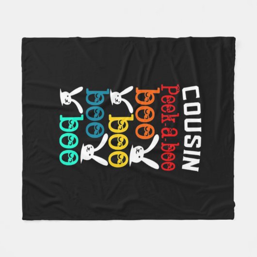 いとこのバニーのノベルティ フリースブランケット (正面(横))