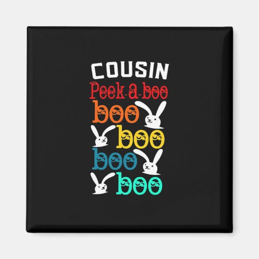 いとこのバニーのノベルティ マグネット (正面)