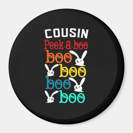 いとこのバニーのノベルティ マグネット (正面)