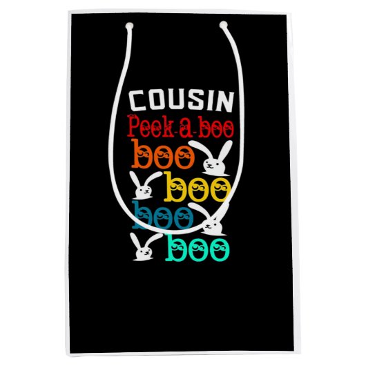 いとこのバニーのノベルティ ミディアムペーパーバッグ (正面)