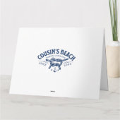 いとこのビーチNC私が向いた夏かわいらし カード (裏面)