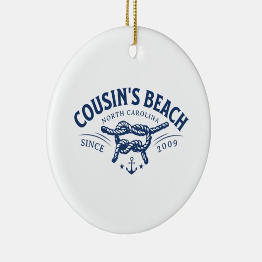 いとこのビーチNC私が向いた夏かわいらし セラミックオーナメント (右)