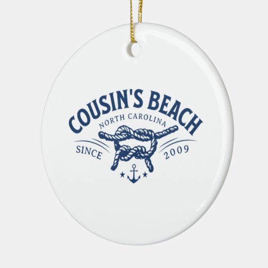 いとこのビーチNC私が向いた夏かわいらし セラミックオーナメント (左)