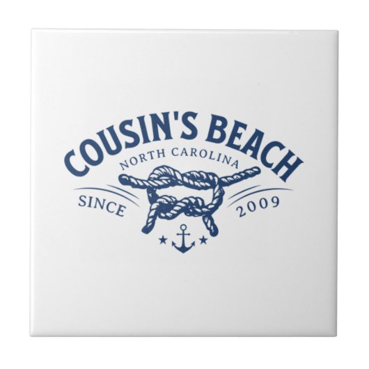 いとこのビーチNC私が向いた夏かわいらし タイル (正面)