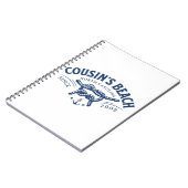 いとこのビーチNC私が向いた夏かわいらし ノートブック (左側)