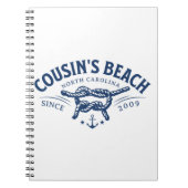 いとこのビーチNC私が向いた夏かわいらし ノートブック (正面)