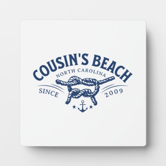 いとこのビーチNC私が向いた夏かわいらし フォトプラーク (正面)