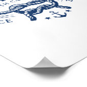 いとこのビーチNC私が向いた夏かわいらし ポスター (角)