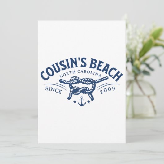 いとこのビーチNC私が向いた夏かわいらし 招待状 (スタンド正面)