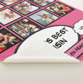 いとこのピクールンクガーリーおもしろい漫画フォトコラージュ シェルパブランケット (3/4)