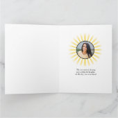 いとこのフォトコラージングビッグ誕生日カード サンキューカード (内部)