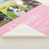 いとこのモダンピガーリーンク写真コラージュおもしろい シェルパブランケット (3/4)