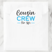 いとこの乗組員 楕円形シール (バッグ)