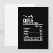 いとこの会 栄養事実 いとこのささいな話 招待状 (正面/裏面)