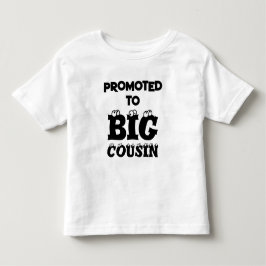 いとこの兄妹発表 トドラーTシャツ