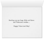 いとこの光沢のあるグリズリーバレンタインパピーラブ (内部横(下))