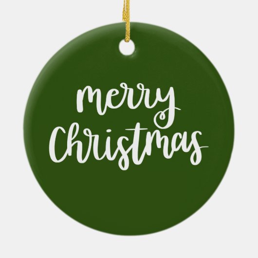 いとこの分隊のためのサンタクロースとゴルフクリスマス セラミックオーナメント (裏面)