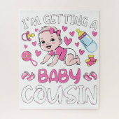 いとこの女の子のジェンダーのベビーを公開する ジグソーパズル (縦)