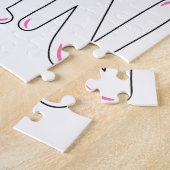 いとこの女の子のジェンダーのベビーを公開する ジグソーパズル (側面)