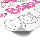 いとこの女の子のジェンダーのベビーを公開する ポスター (角)