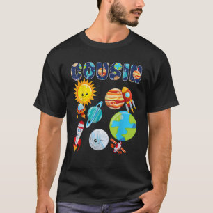 いとこの宇宙システム太陽の宇宙誕生日パー Tシャツ