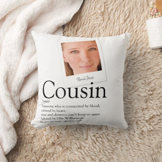 いとこの定義モダン写真 クッション (ブランケット)
