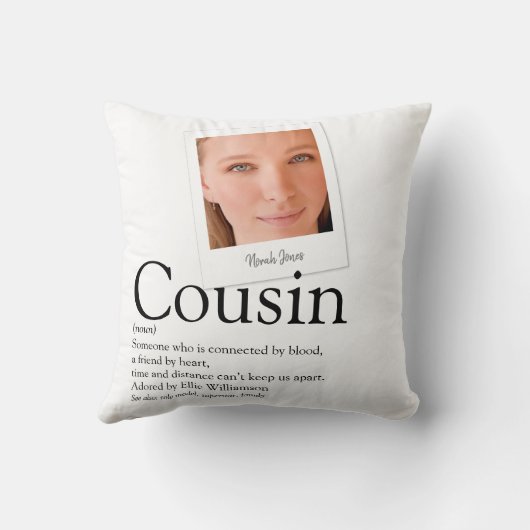 いとこの定義モダン写真 クッション (裏面)