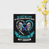 いとこの悔やみや弔慰自殺認識度 カード (黄色い花)