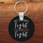 いとこの戦いは鎌状赤血球貧血A キーホルダー (裏面)