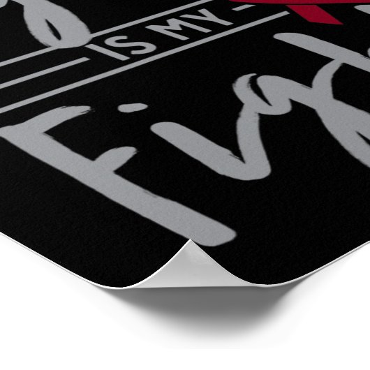 いとこの戦いは鎌状赤血球貧血A ポスター (角)