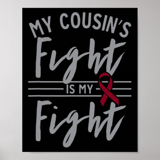 いとこの戦いは鎌状赤血球貧血A ポスター (正面)