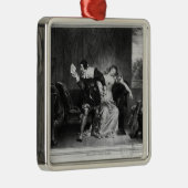 いとこの手紙の場面 メタルオーナメント (右)