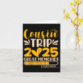 いとこの旅行2025一致いとこの旅行 カード (黄色い花)