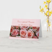 いとこの母の日のバラカード カード (黄色い花)