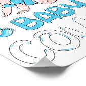 いとこの男の子のジェンダーのベビーの暴露を受けている ポスター (角)