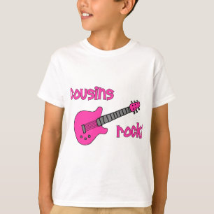 いとこの石! ピンクのギターを使って Tシャツ